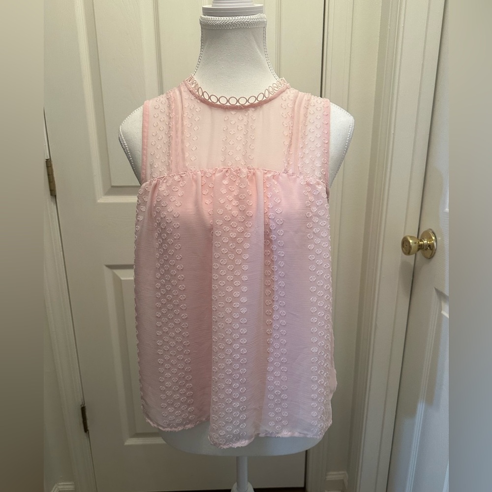 Mi Ami Pink Babydoll Top Size XS